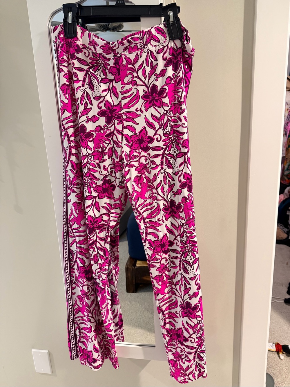 Lilly Pulitzer Fuchsia Floral Grenada Pants